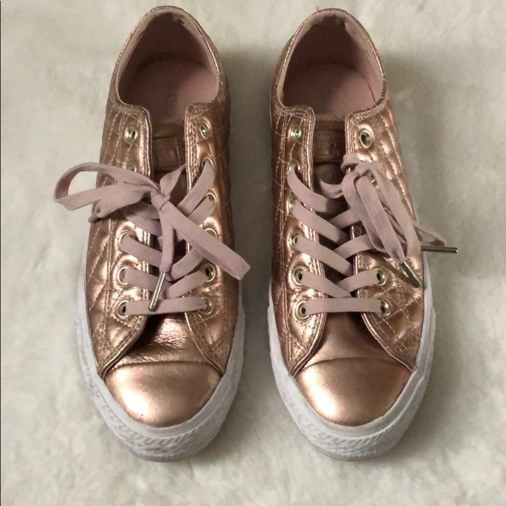 Converse Blush/ Rose Gold- Womens size 10